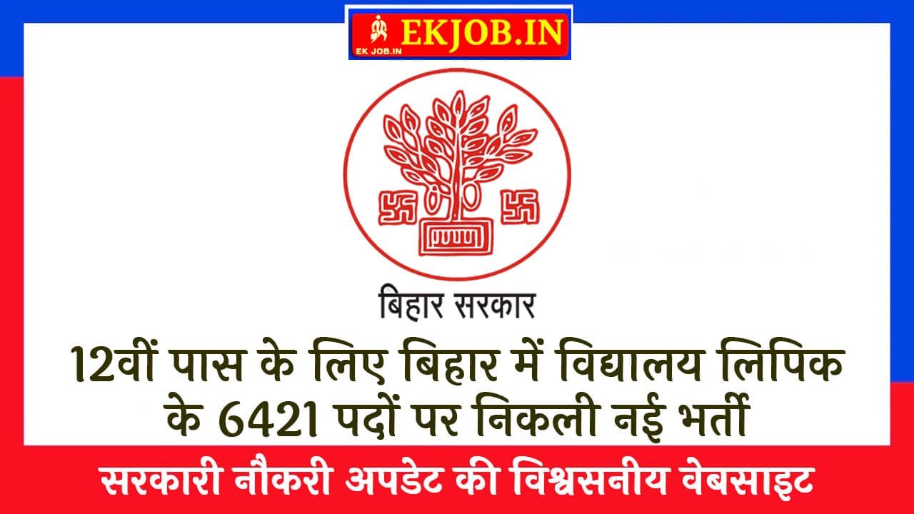 Bihar Vidyalaya Lipik Vacancy 2025