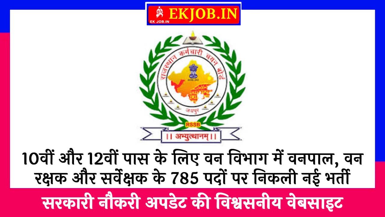 RSSB Forest Guard And Forester Recruitment 2025