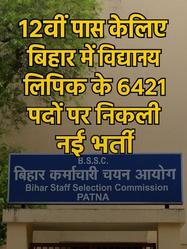 Bihar Vidyalaya Lipik Jobs 2025 Apply Online, Eligibility & Last Date
