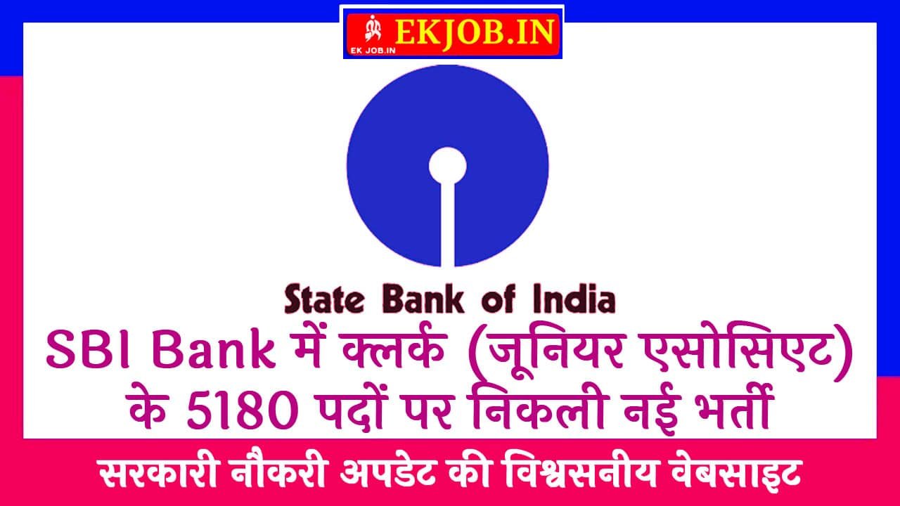 SBI Clerk Recruitment 2025