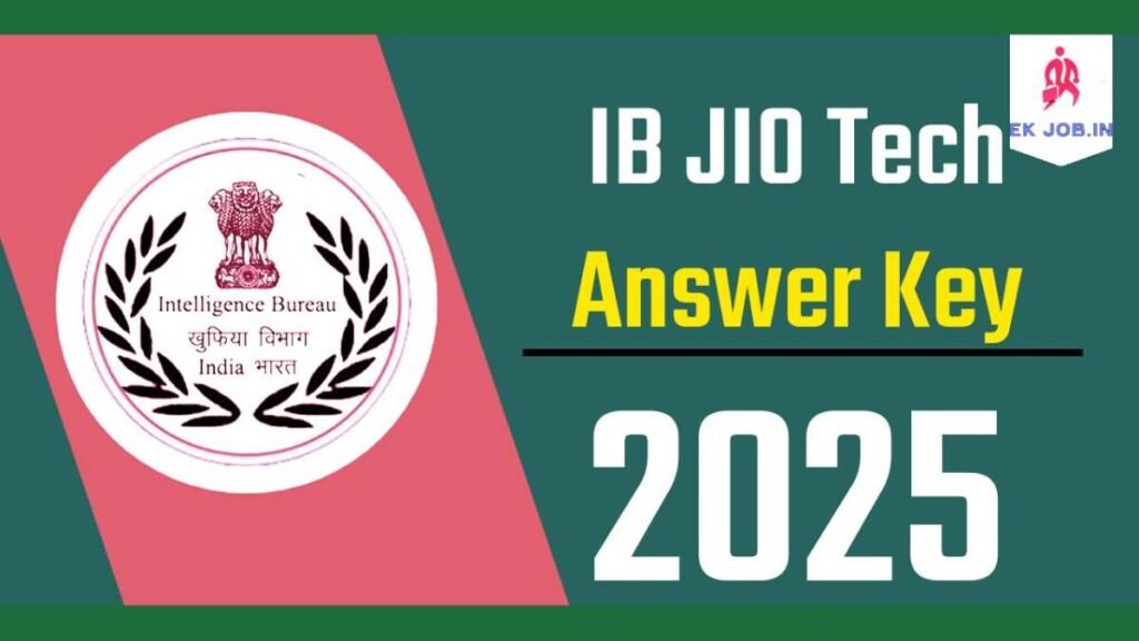 IB JIO Tech Answer Key 2025