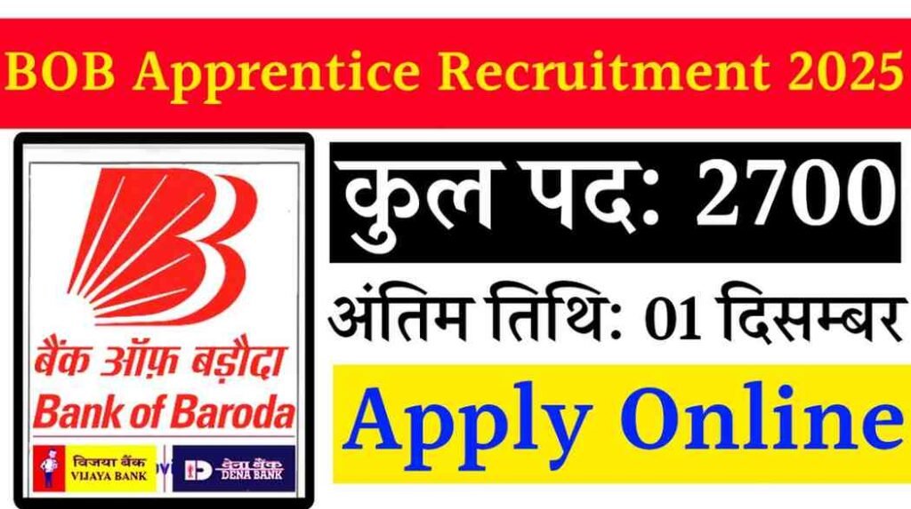 Bank Of Baroda Apprentice Recruitment 2025
