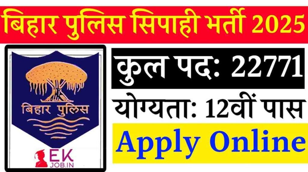 CSBC Bihar Police Constable Recruitment 2025