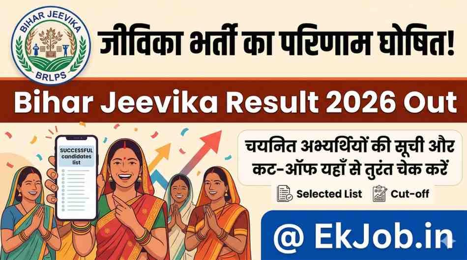 BRLPS JEEVIKA Result 2026