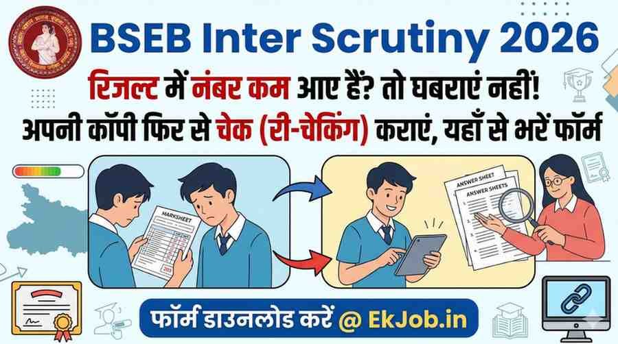 Bihar Board 12th Scrutiny Apply Online 2026