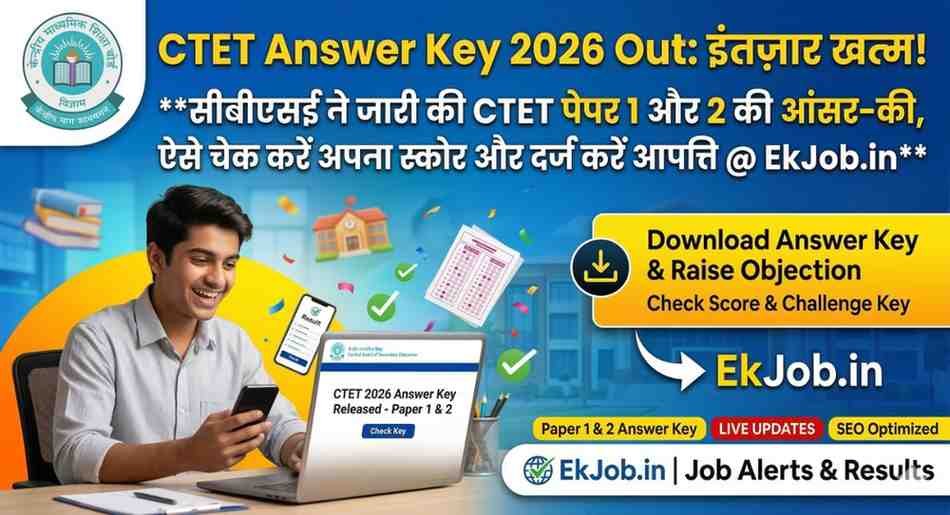 CTET Answer Key 2026