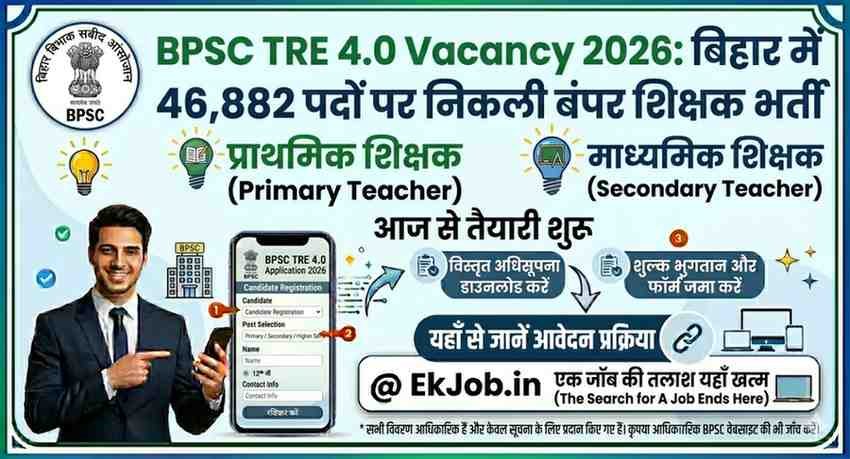 BPSC TRE 4.0 Teacher Recruitment 2026
