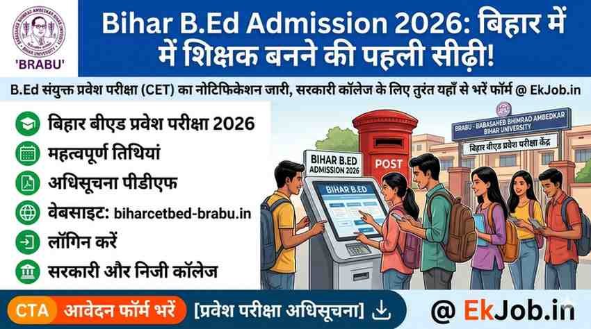 Bihar CET B.Ed Admission 2026