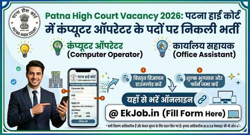 Patna High Court Computer Operator Recruitment 2026