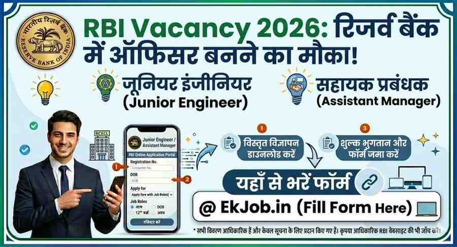 RBI JE Recruitment 2026