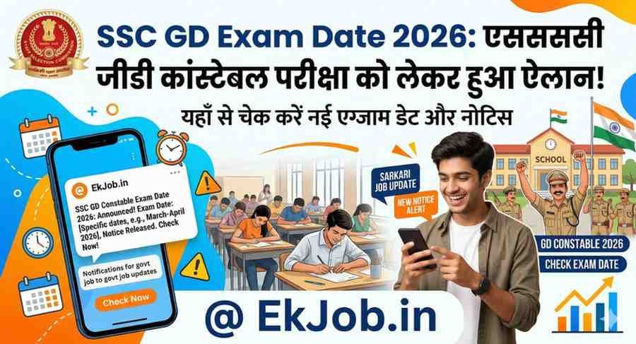SSC GD Constable New Exam Date 2026