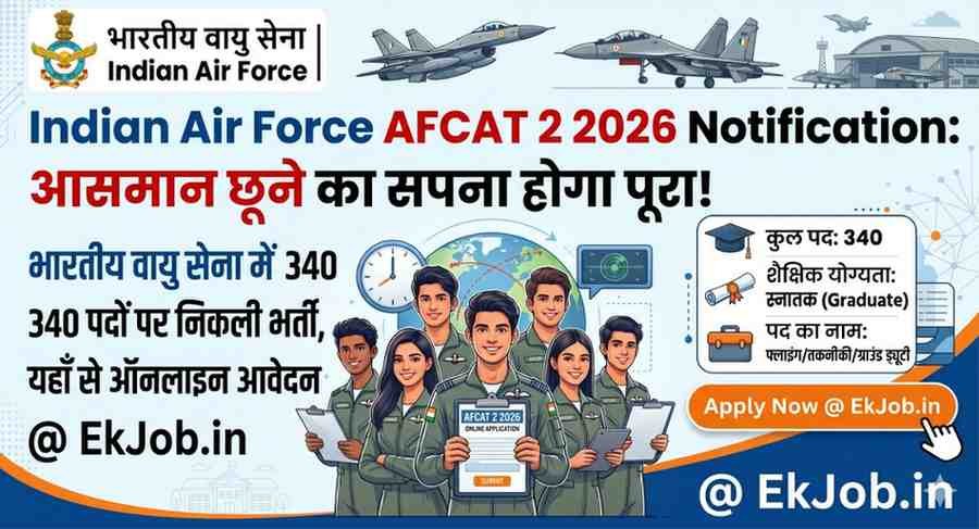 IAF AFCAT 2 Recruitment 2026