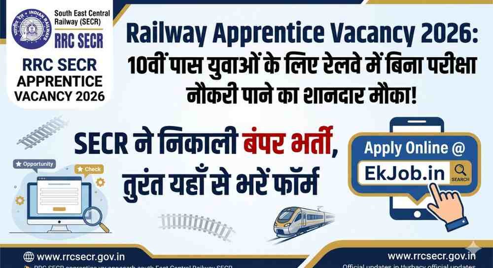 RRC SECR Apprentice Recruitment 2026
