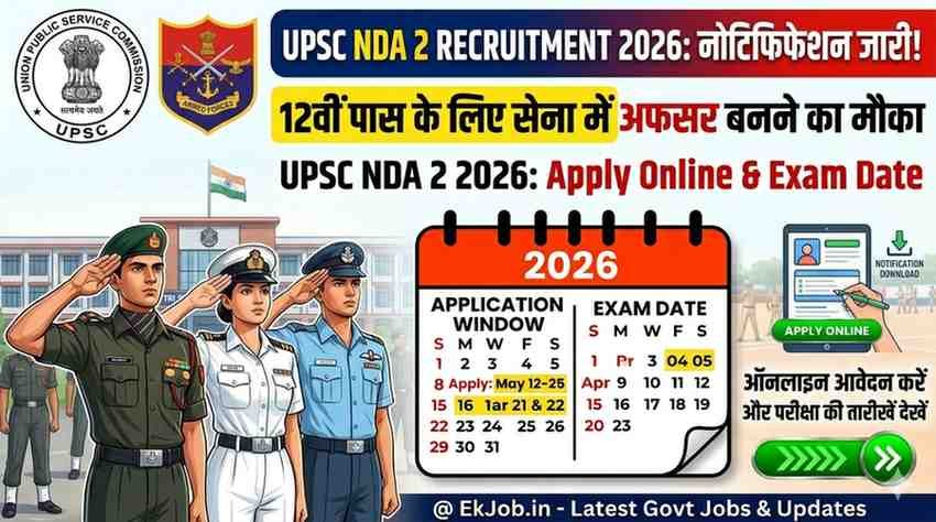 UPSC NDA 2 Recruitment 2026