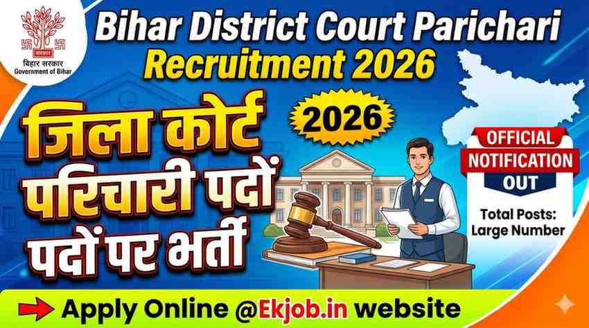 Bihar District Court Parichari Recruitment 2026