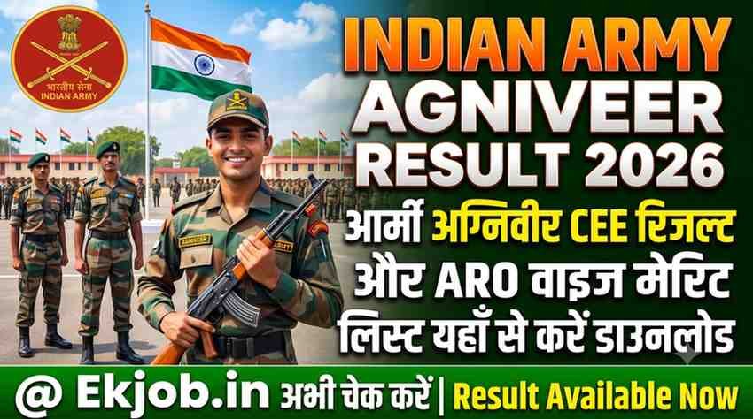 Indian Army Agniveer Result 2026