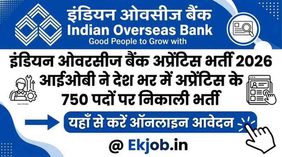 Indian Overseas Bank Apprentice Recruitment 2026